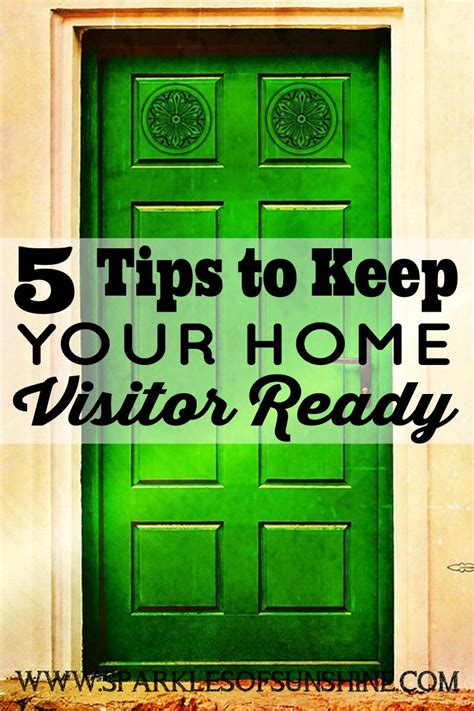 5 tips to keep your home visitor ready sparkles of sunshine cleaning hacks cleaning
