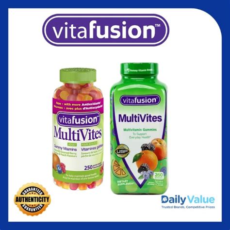 Vitafusion Multivites Multivitamins 250 Gummies Canada And 260 Gummies