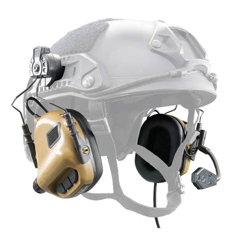 Helmet Headset Earmor M32h With Mic Kula Tactical