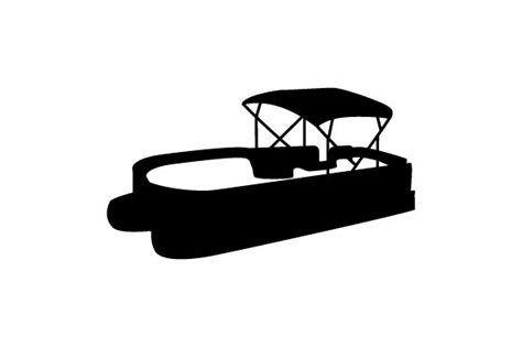 Pontoon Boat (SVG Cut file) by Creative Fabrica Crafts · Creative Fabrica