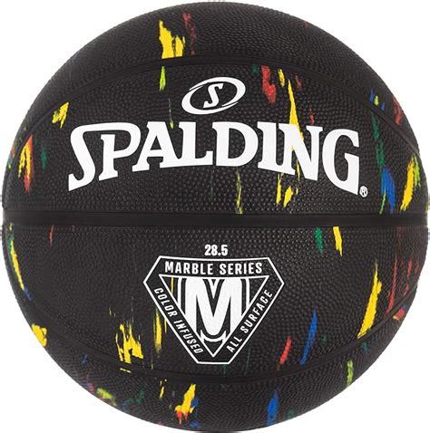 Spalding Marble Series Black Multi Color Outdoor Basketball 285 Buy