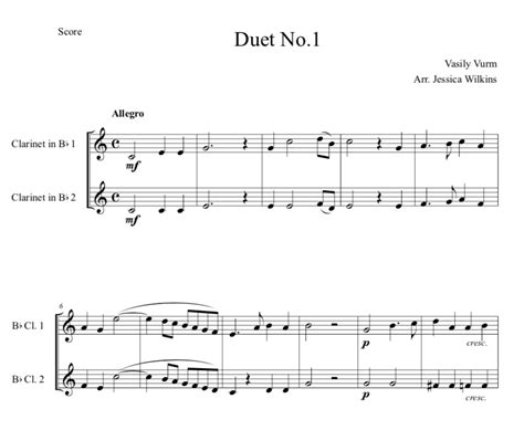 10 Easy Clarinet Duets Digital Download Jdw Sheet Music