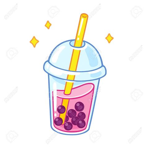 Browse the user profile and get inspired. Cartoon bubble milk tea with tapioca pearls illustration ...