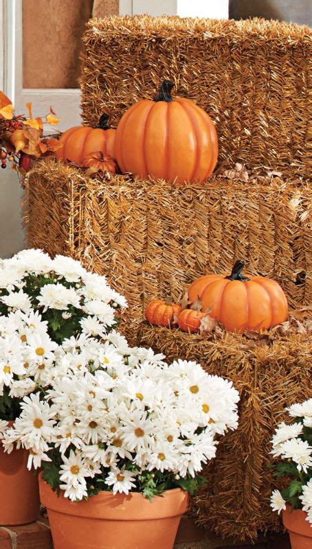 Add The Natural Beauty Of Faux Hay Bales That Will Never Fade Away