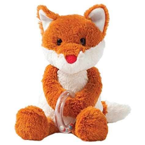 Manhattan Toy Woodland Felix Fox 95 Plush With Rattle To View