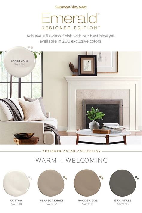 Sherwin Williams Warm Welcoming Palette Warm Interior Paint Colors