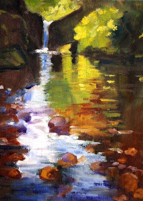 Reflection By Nancy Merkle Reflection Painting Oil Painting