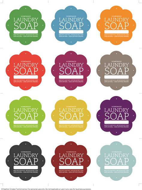 21 posts related to free printable soap label templates. PRINT These Laundry Soap Labels for your homemade Laundry ...