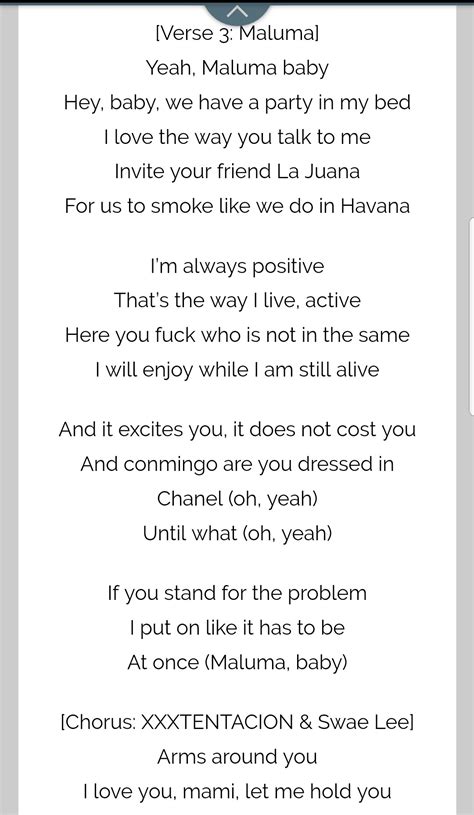 As he continues to make the rounds with his latest single hawai, maluma debuted at no. Translation of Maluma lyrics for anyone that needs them ...