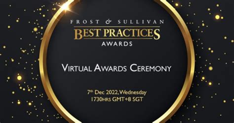 Frost And Sullivan Best Practices Awards Honors Disruptive Organizations
