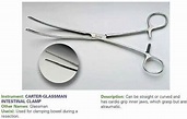 Glassman intestinal clamp | Sterile processing tech, Surgical tech ...