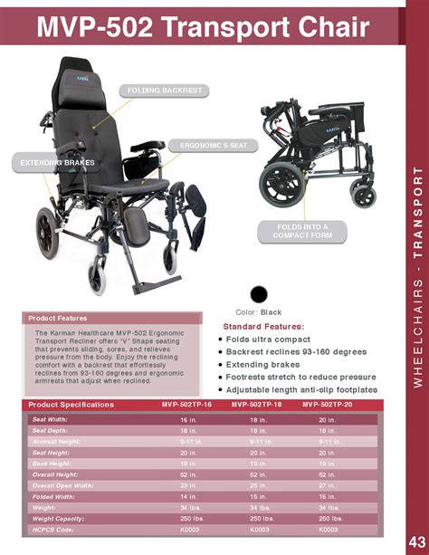 Mvp 502 Tp 34 Lbs V Seat Reclining Wheelchair Recliner Wheelchairs