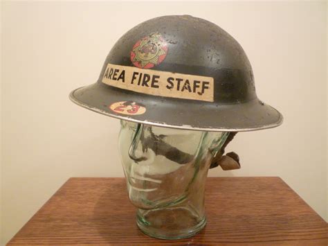 British Wwii Senior Fire Officer Steel Helmet Collectors Weekly