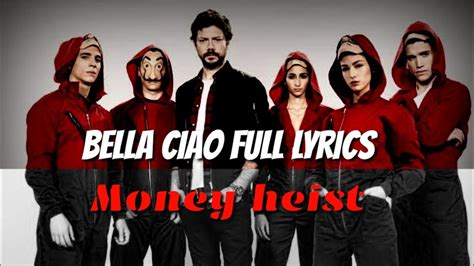 The song is about a man, leaving to fight the germans and dying while doing so. Bella ciao Full lyrics |Money heist |Lacasadepapel - YouTube
