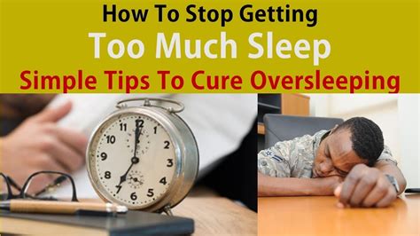 How To Stop Getting Too Much Sleep Simple Tips To Cure Oversleeping Youtube