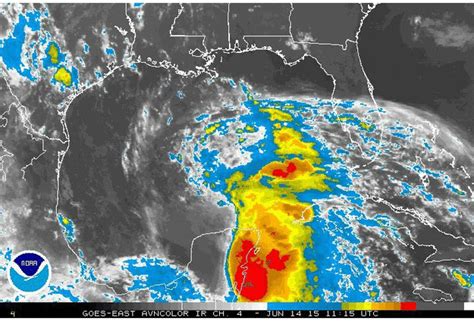 Tropical Disturbance Reaches The Gulf Of Mexico Now Moving Toward