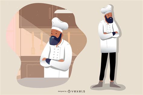 Chef Cartoon Character Kitchen Vector Download