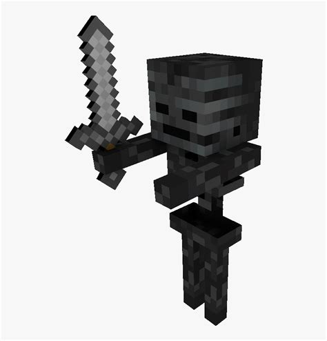 minecraft wither skeleton hd png download kindpng