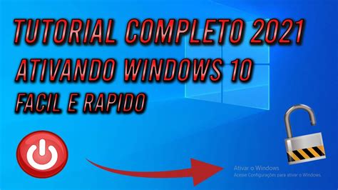 Como Ativar O Windows 10 Permanente 2021 RÁpido E FÁcil Youtube