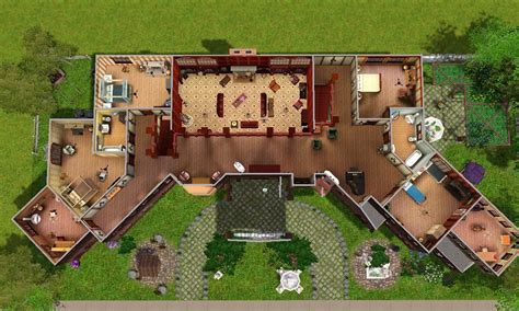 Sims mansion floor plans also house blueprints moreover. Floor Plan Glenridge Hall Blueprints (With images ...