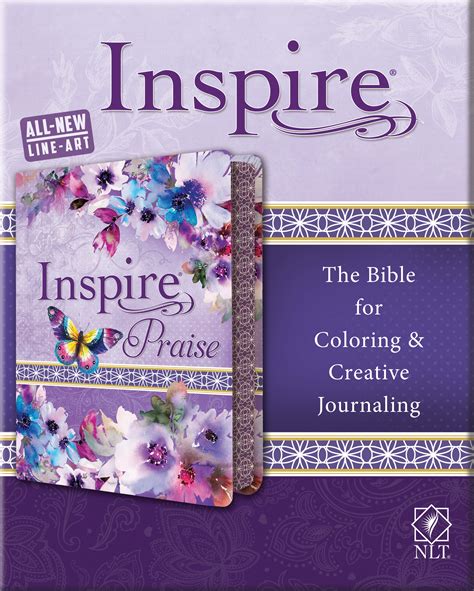 Tyndale Inspire Praise Bible Nlt The Bible For Coloring And Creative