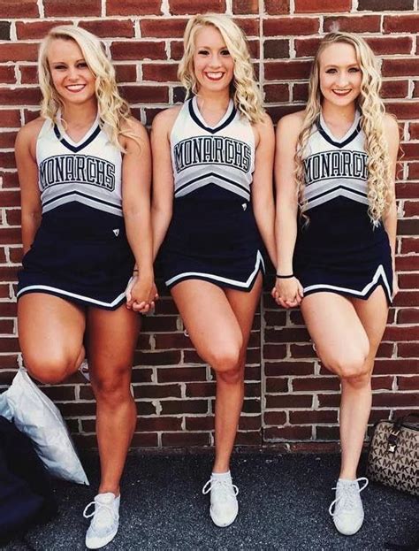 Blondes Have 3 X More Fun Cute Cheerleaders Cheerleading Pictures Cheerleading Uniforms