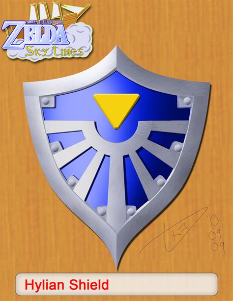 Hylian Shield Sky Lines By Light Onthemayo On Deviantart