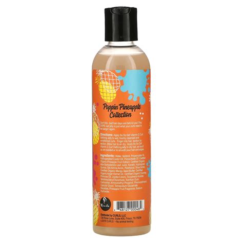 curls poppin pineapple collection so so def vitamin c curl defining jelly 8 oz 236 ml