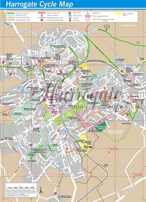 Harrogate Town Centre Map