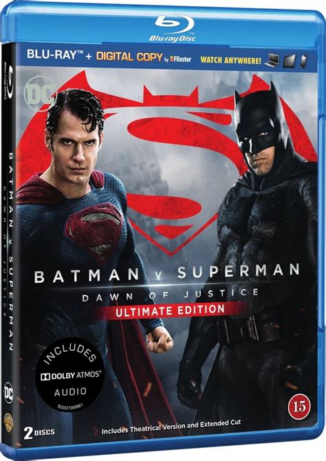 Batman Vs Superman Dawn Of Justice Ultimate Edition Blu Ray Film Dvdoodk