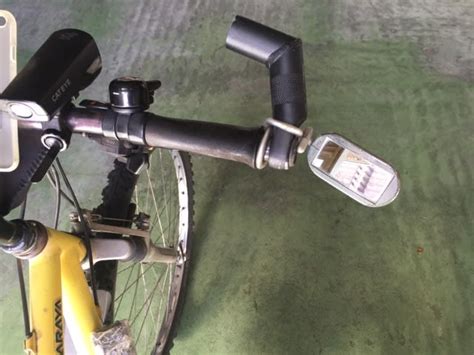 自転車mtb自転車黄色のための柔軟なハンドルバーのバックミラー Seal限定商品