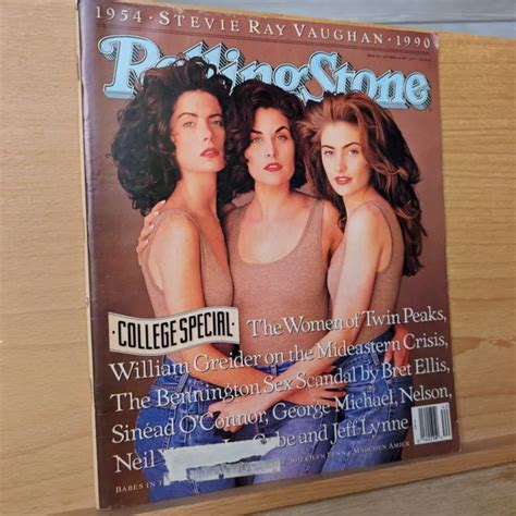 Rolling Stone Magazine Issue 588 October 4 1990 The Women Of Twin Peaks 2799 Picclick