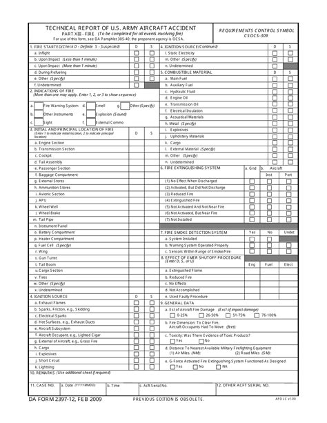 Da Form 2397 12 Fill Out Sign Online And Download Fillable Pdf