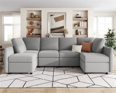Buy Linsy Home Modular Sectional Sofa Convertible U Shaped Sofa Couch