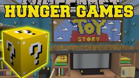 Minecraft Toy Story 2 Hunger Games Lucky Block Mod Modded Mini