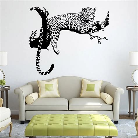 Wall Stickers For Kids Rooms Decals Home Decor Leopard Wall Stickers