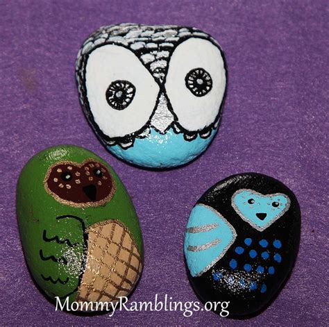 River Rock Painting Fun Craft Project Mommy Ramblings