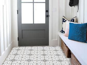 The scott brothers demonstrate how to use removable patterned wallpaper on a. The Property Brothers Just Released Self-Adhesive ...