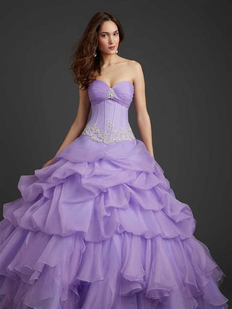 Beautiful Elegant Lavender Lilac Light Purple Dresses Sweet 16 Or