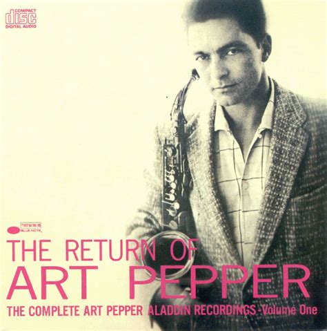 Art Pepper Discography The Return Of Complete Aladdin Recordings