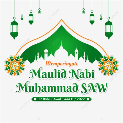 Maulid Nabi Muhammad 1444 H 2022 Png Vecteurs Psd Et Icônes Pour