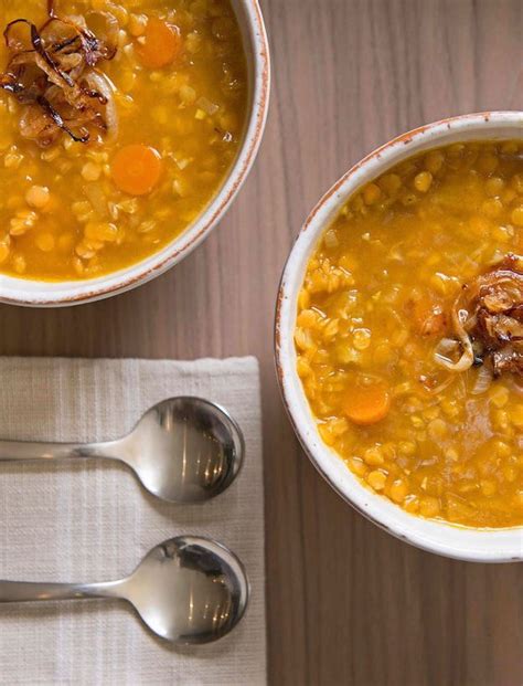 Red Lentil and Caramelized Onion Soup Recipe | Food ...