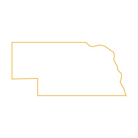 Mapa Ilustrado De Nebraska 8709152 Vector En Vecteezy