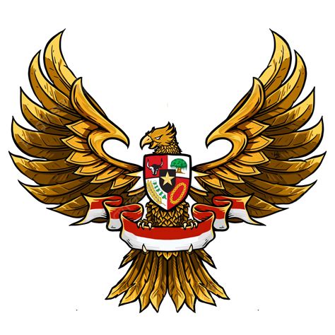 Garuda Pancasila Symbol Of Indonesia Country Royalty Free Stock The