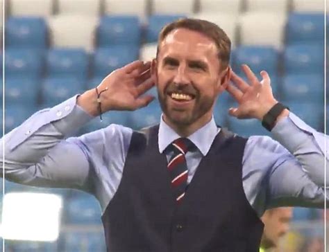 Gareth Southgate Conducts England Fans After Sweden Win As He Reveals
