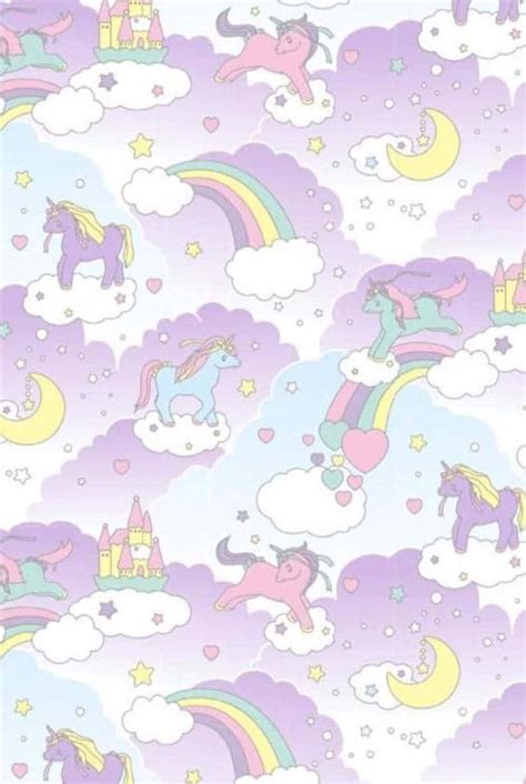 Download Dream Big With A Pastel Unicorn Wallpaper