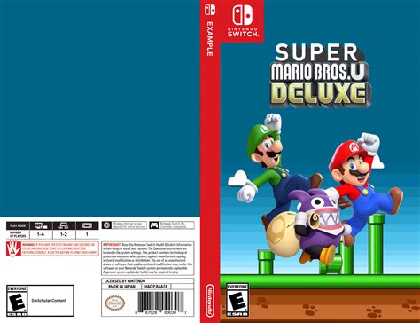 My First Ever Cover Art Super Mario Bros U Deluxe Critiques