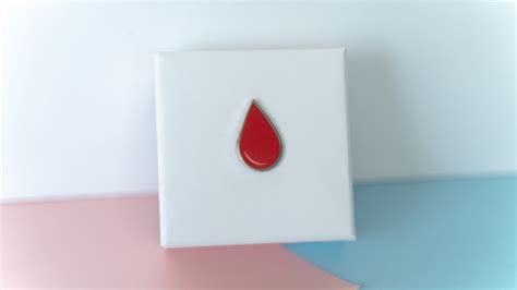 Blood Drop Enamel Pin Transfusion Hematology Phlebotomy Etsy Canada