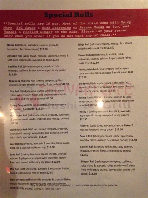 Menu At Mr Teriyaki Restaurant Pensacola