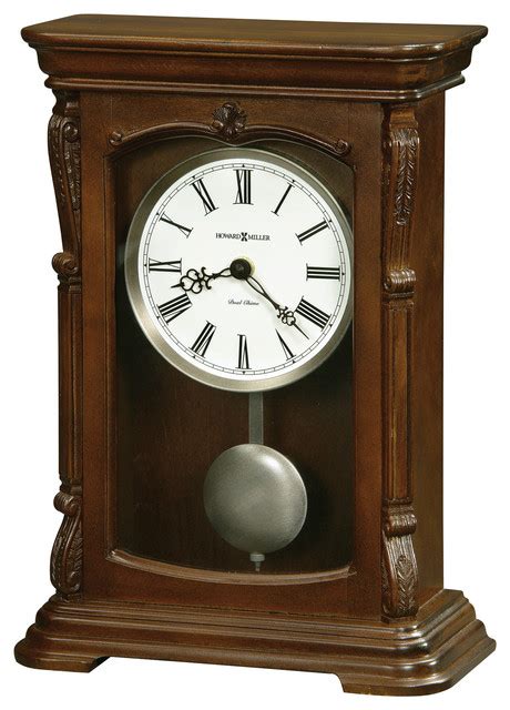 Howard Miller Dual Chime Antique Mantel Clock Lanning Traditional